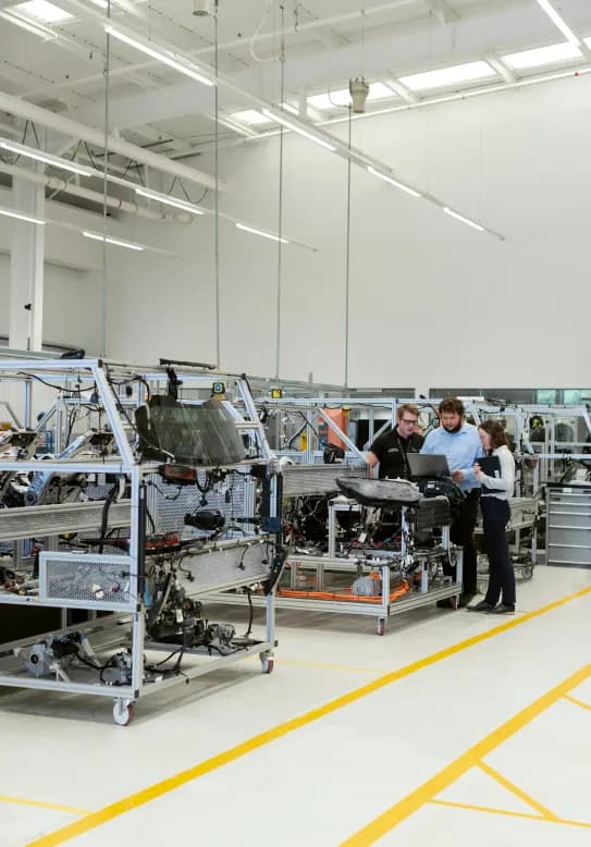 Automotive industry calibration illustration