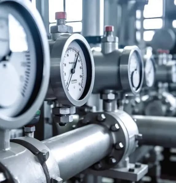 Pressure and flow calibration service illustration