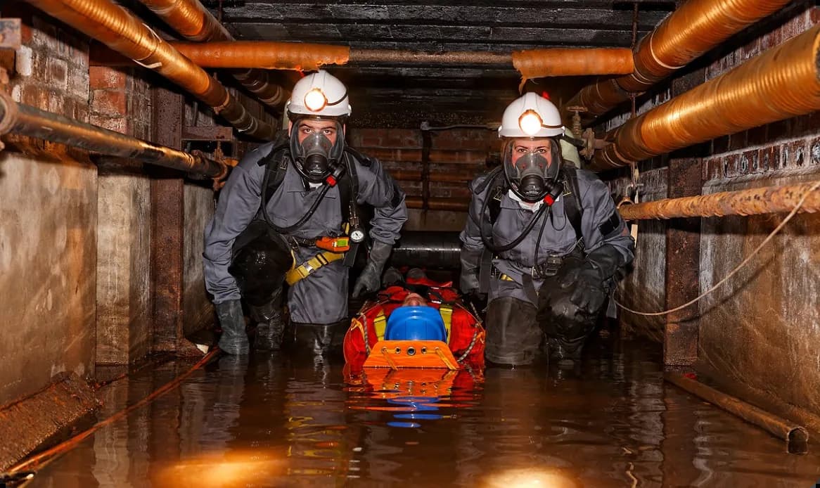 Electrical hazard safety training illustration