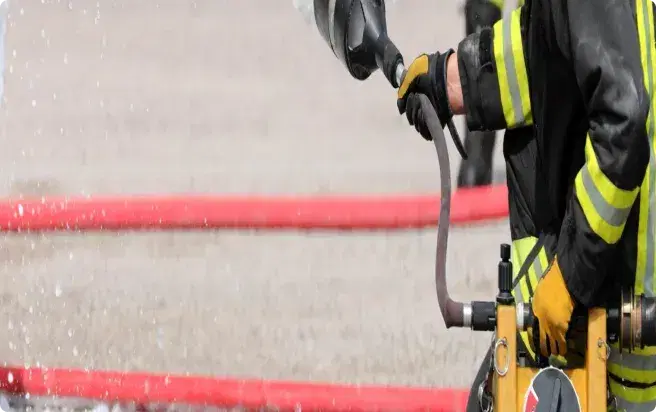 Firefighting Training Image for Mobile View