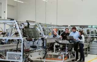 Automotive industry calibration illustration for mobile