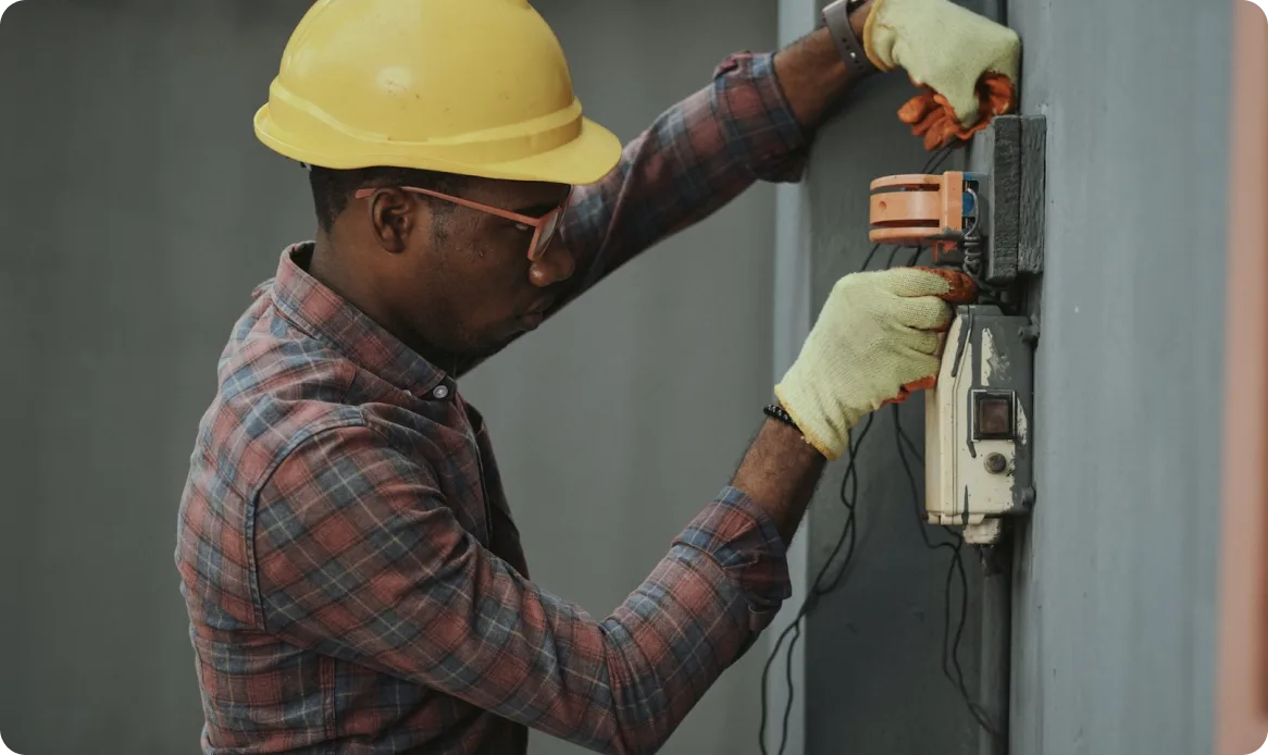Electrical hazard safety training illustration