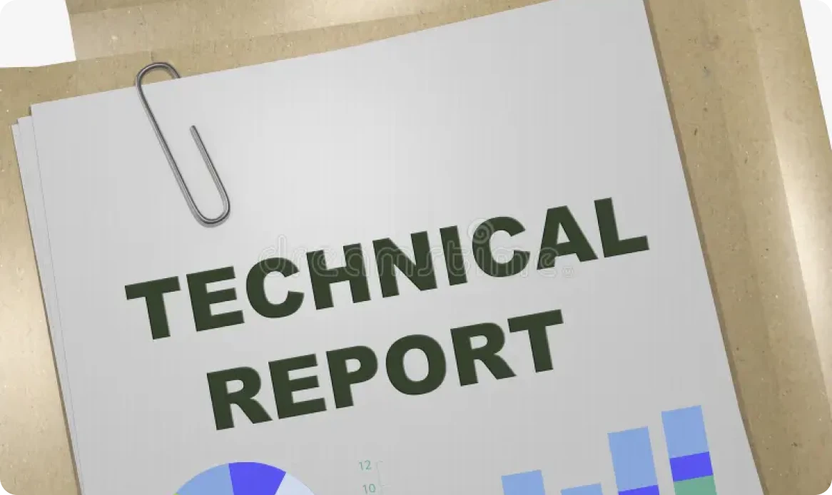 Technical reports preparation training illustration